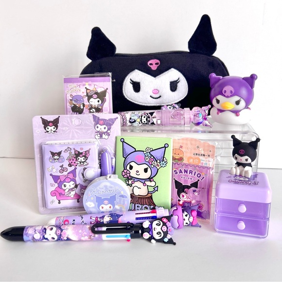 💜(KUR332) Kuromi Adorable 12-Piece Pencil Case Fun Bundle! - Picture 5 of 5